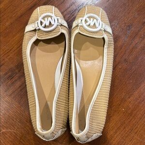 Michael Kors Tan and White Women's Shoes
